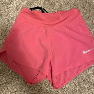 Pink nike dri fit shorts